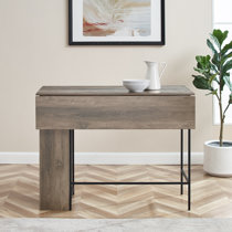 Counter height deals table with leaf